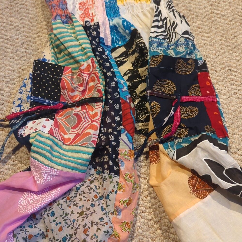 Jack Pot New York Patchwork Harem Pants Boho Hipp… - image 4